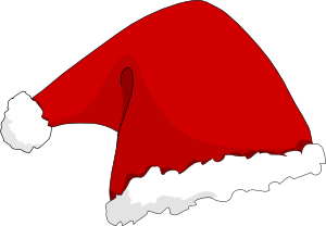 free vector Clothing Santa Hat clip art