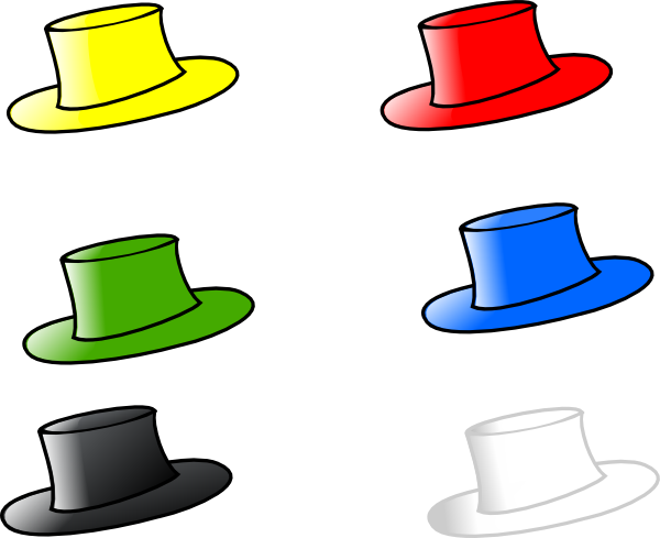 free vector Clothing Six Hats clip art
