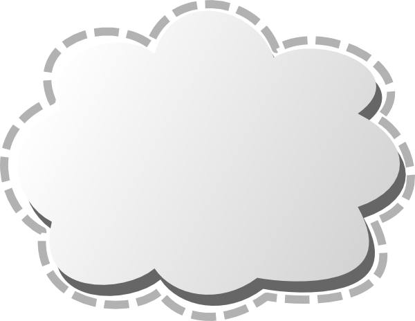 free vector Cloud  clip art