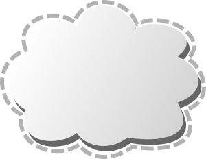 free vector Cloud  clip art