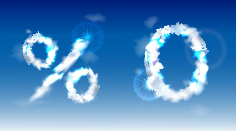 free vector Clouds consisting of digital vector