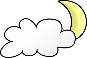 free vector Cloudy clip art