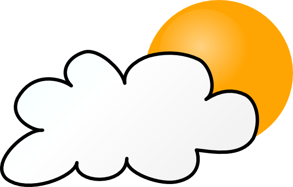 free vector Cloudy Weather clip art