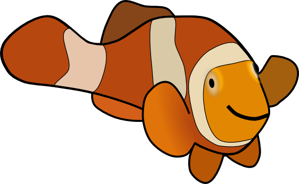 free vector Clown Fish clip art