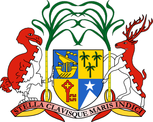 free vector Coat Of Arms Of Mauritius clip art