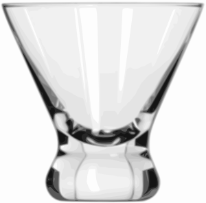 free vector Cocktail Glass Cosmopolitan clip art