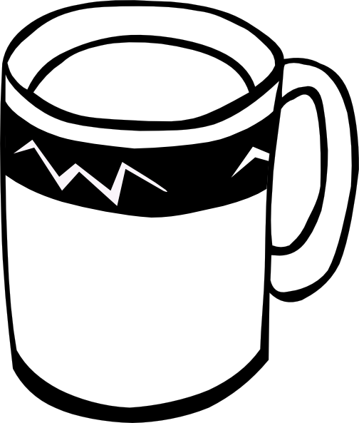 free vector Coffee (b And W) clip art