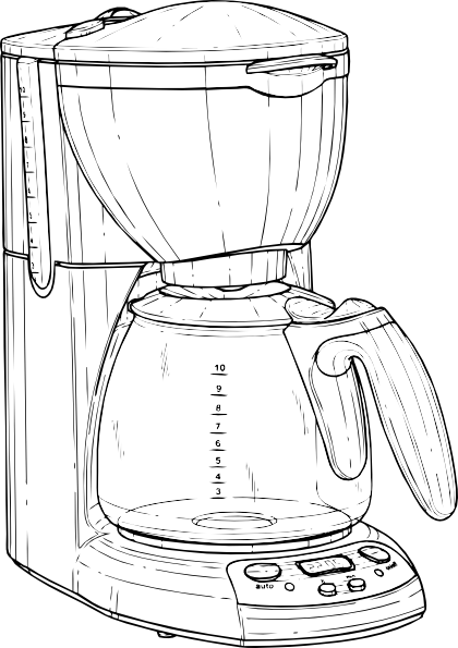 free vector Coffee Maker clip art