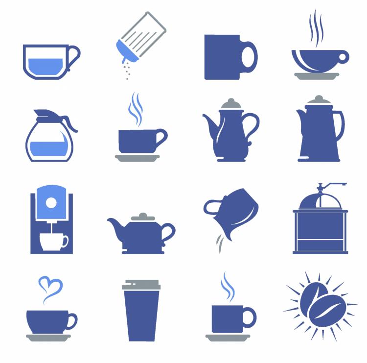 free vector Coffee shop icons