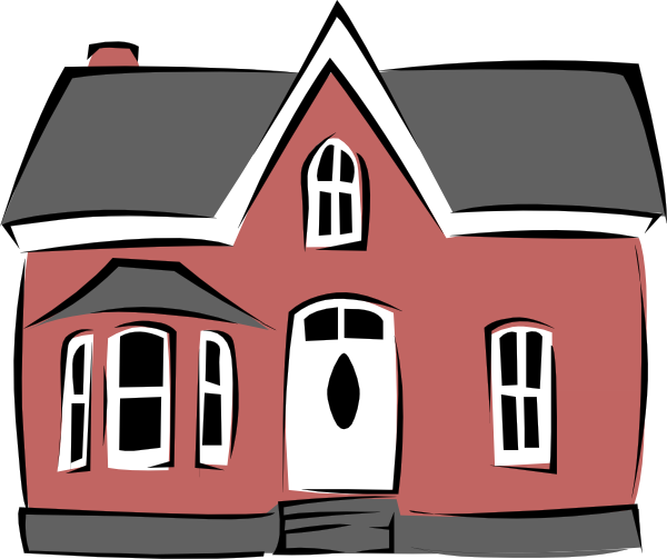 free vector Colonial House clip art