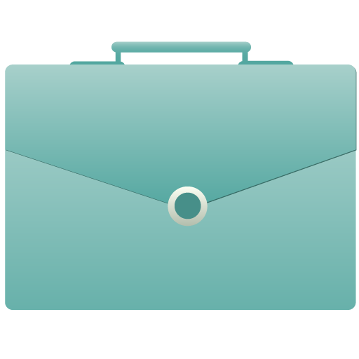 free vector Color briefcase icon