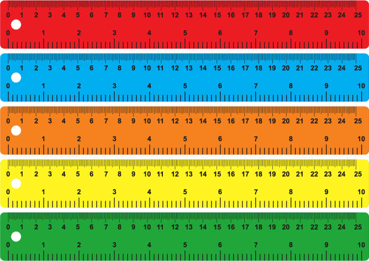 free vector Color of the ruler vector
