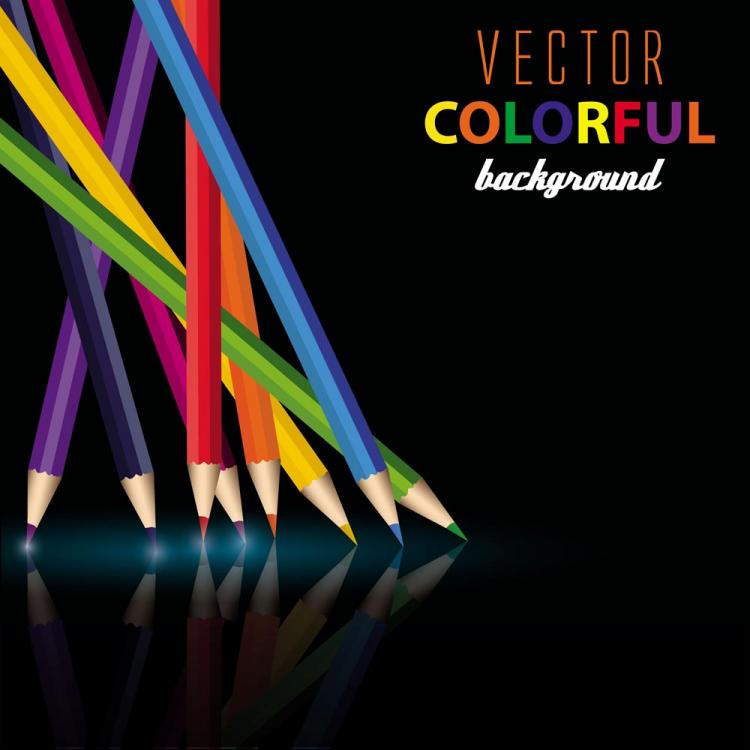 free vector Color pencil 03 vector