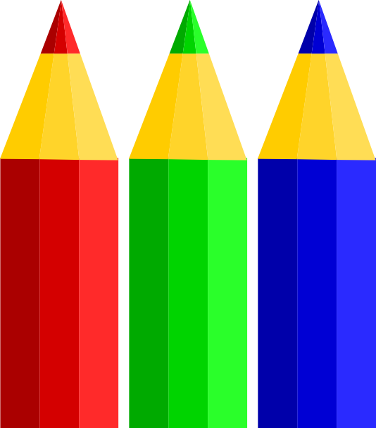 free vector Color Pencils clip art