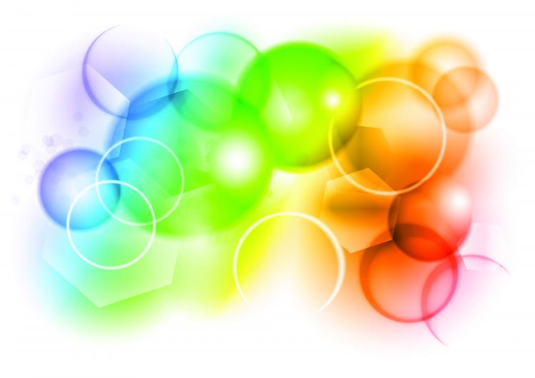 free vector Colorful bubbles background vector