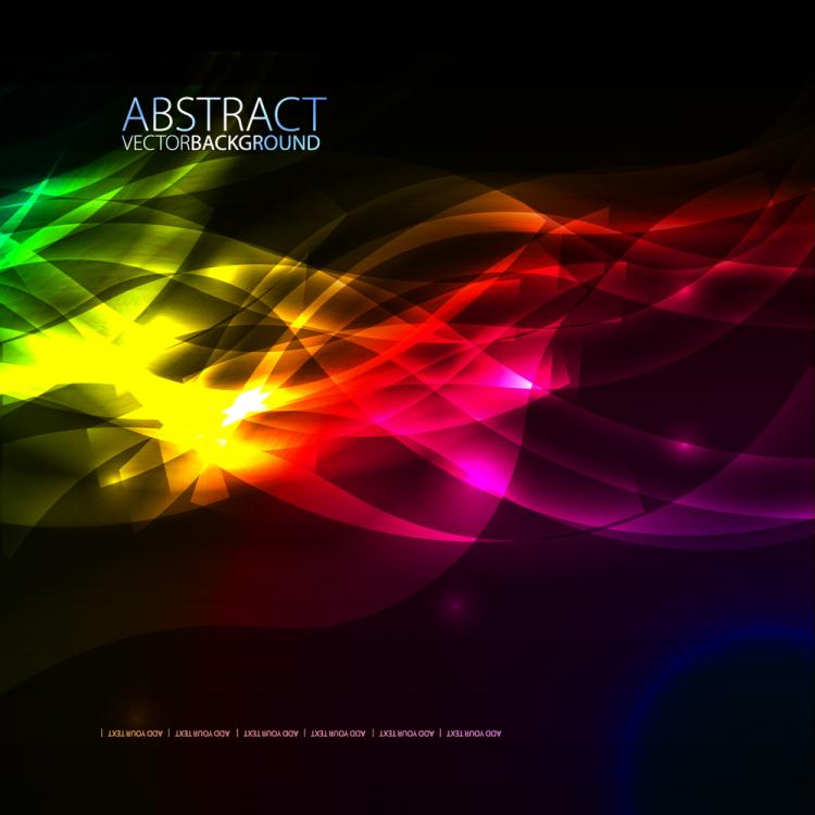 free vector Colorful fashion background 03 vector