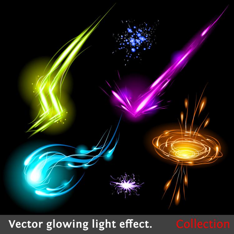 free vector Colorful flow line 02 vector