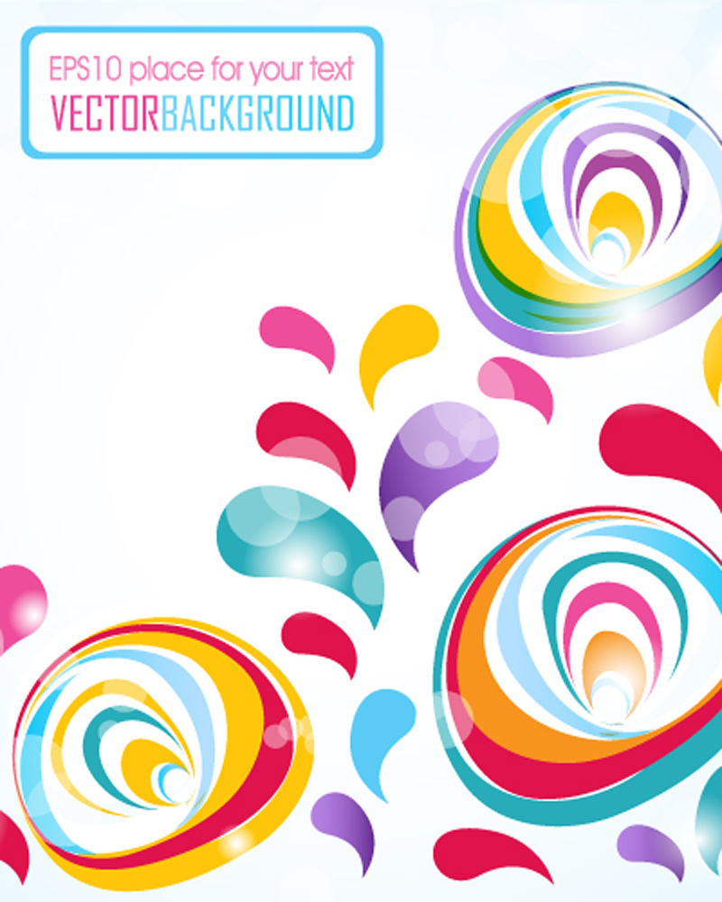 free vector Colorful flowers background pattern 03 vector
