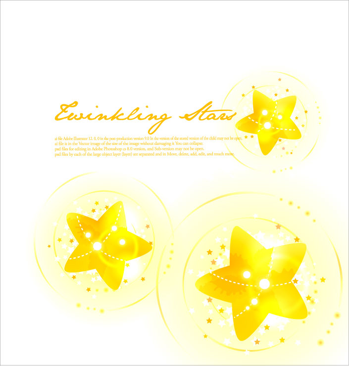 free vector Colorful vector background 2 star