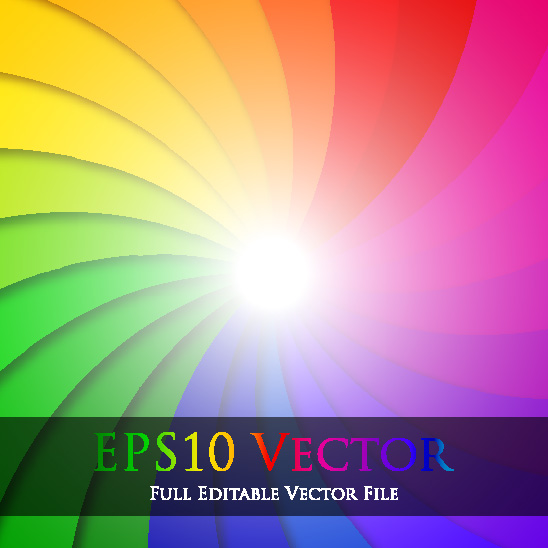 free vector Colorful vector background 4 rotation