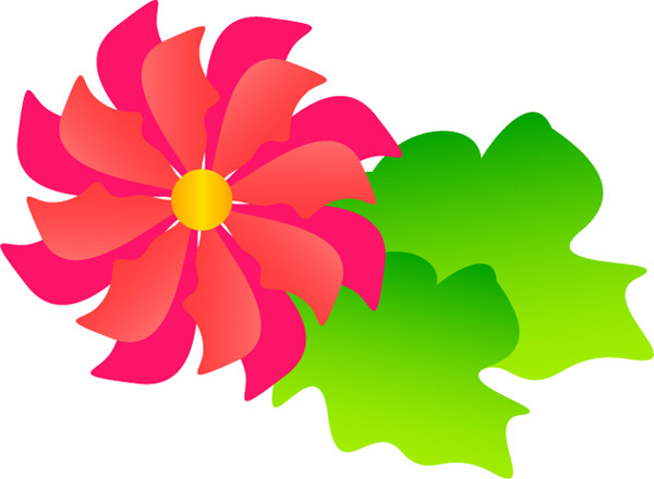 free vector Colorful vector flowers