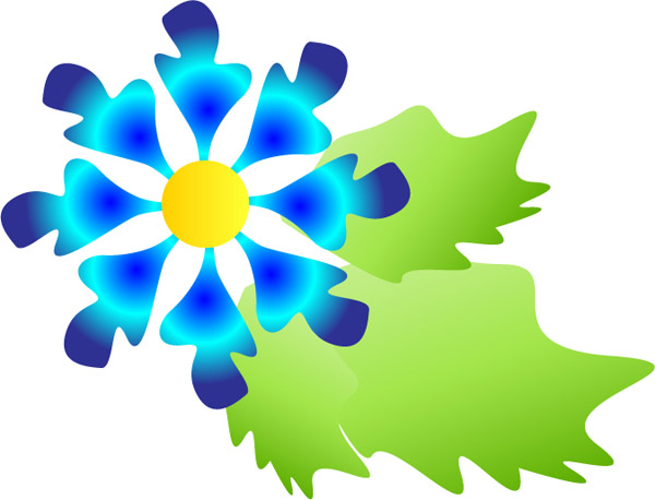 free vector Colorful vector flowers