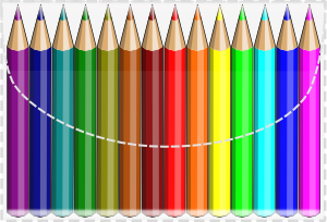 free vector Colouring Pencils clip art