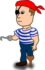 free vector Comic Characters Pirate clip art