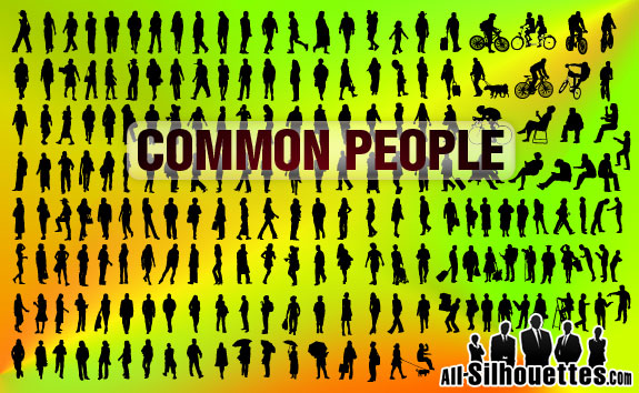 free vector Common People for Architecture