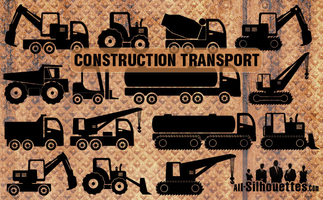 free vector Construction transport