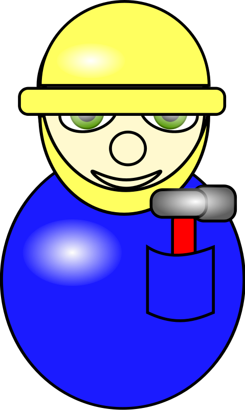 free vector Construction Worker