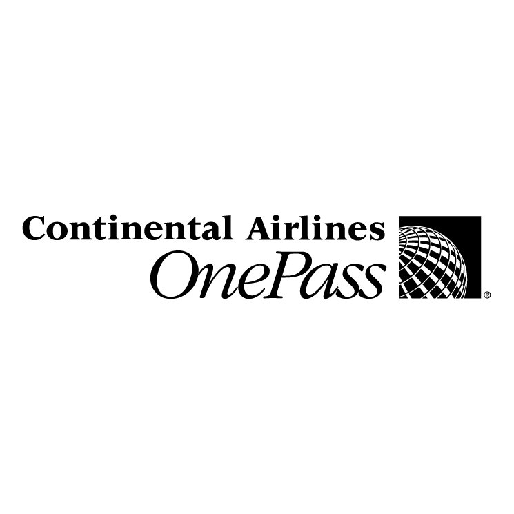 free vector Continental airlines onepass