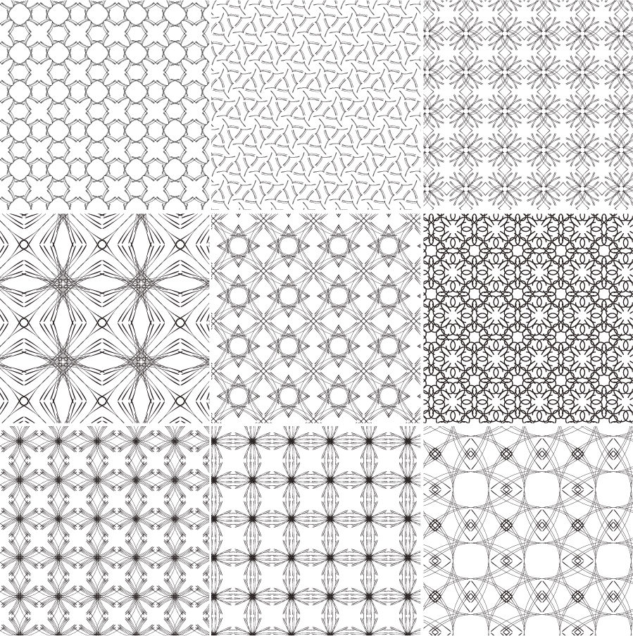 free vector Continental background pattern tile