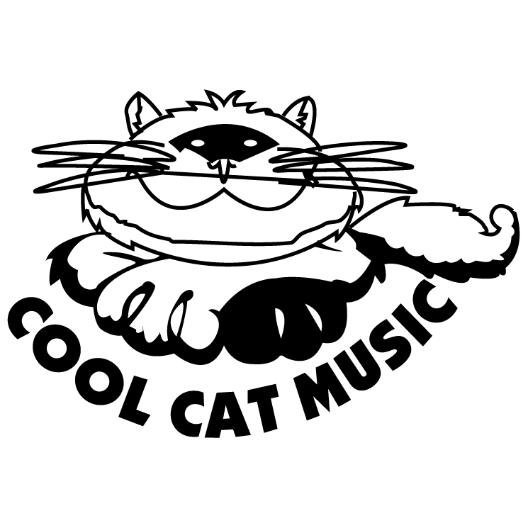 free vector Cool cat music