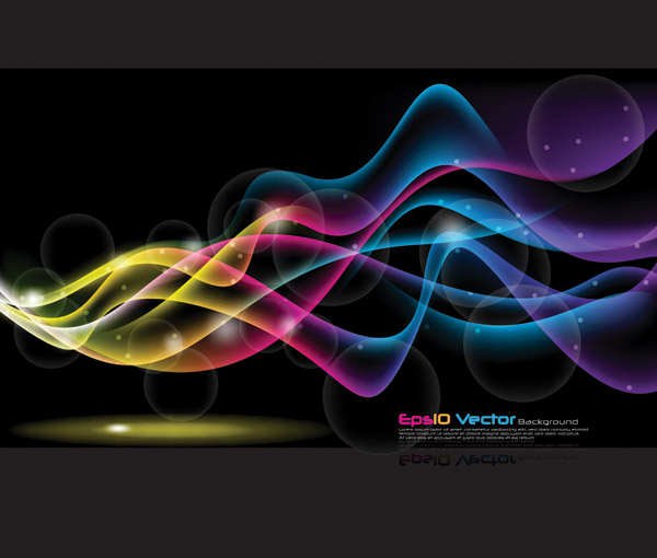 free vector Cool glare background vector