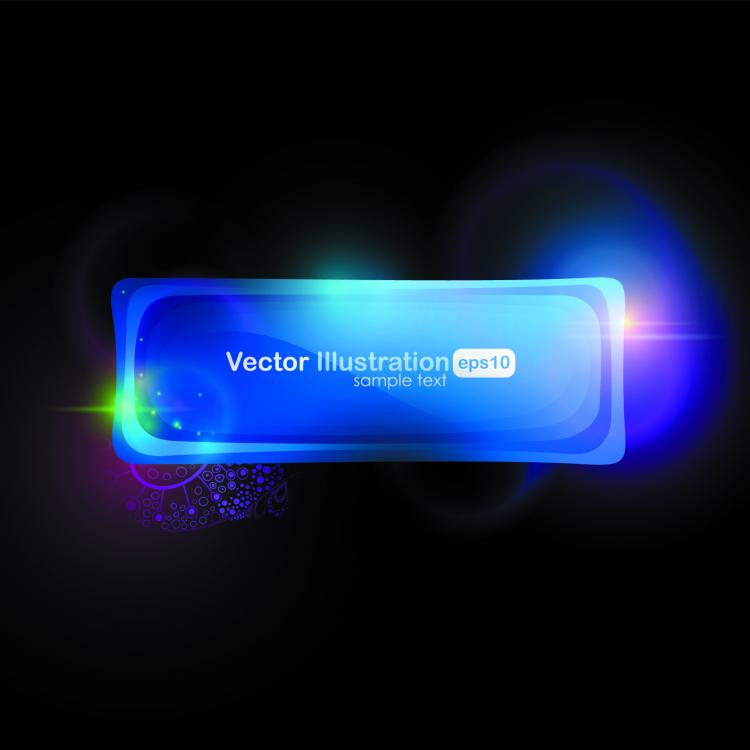 free vector Cool halo background vector 1
