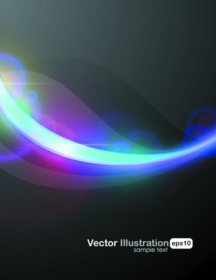 free vector Cool halo background vector 2
