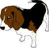 free vector Copper The Beagle clip art