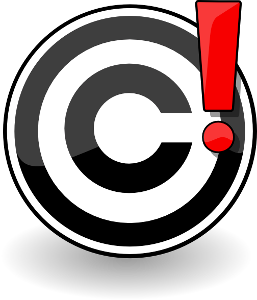 free vector Copyright Problem clip art