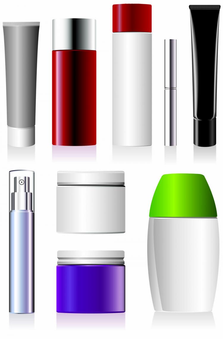 free vector Cosmetic containers 04 vector