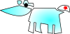 free vector Cow And Star clip art