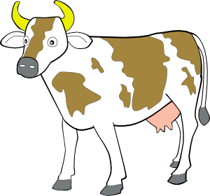 free vector Cow clip art