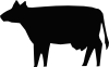 free vector Cow Silhouette clip art