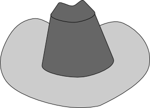 free vector Cowboy Hat clip art