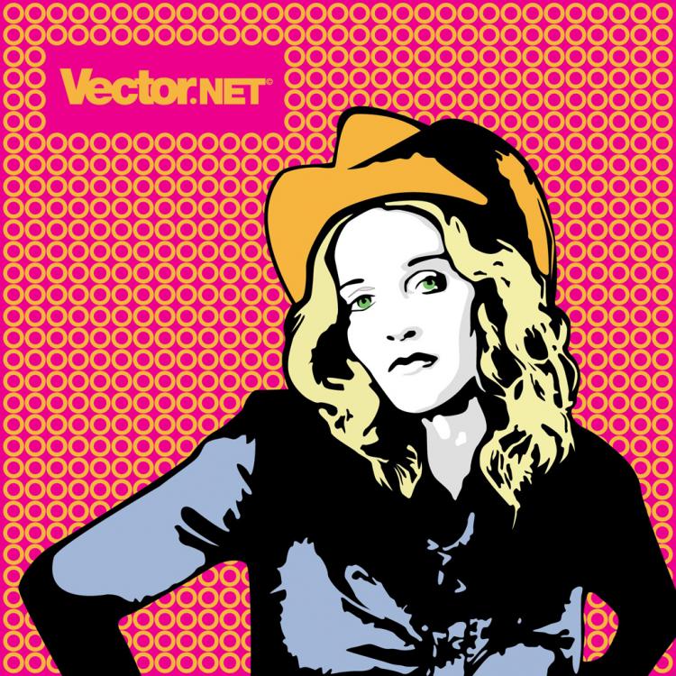 free vector Cowgirl Madonna