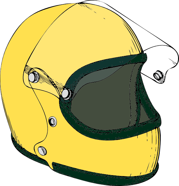 free vector Crash Helmet clip art