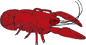 free vector Crayfish clip art