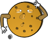 free vector Crazy Cookie clip art