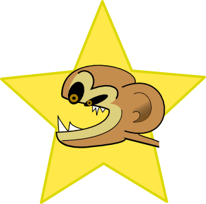 free vector Crazy Monkey clip art