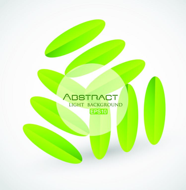 free vector Creative green background pattern 01 vector